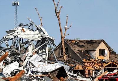 龙卷风横扫美国南部 5000万人受恶劣天气威胁