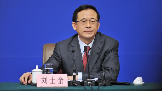 Former China Securities Regulatory Commission  chief Liu Shiyu. (CGTN)