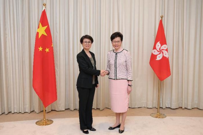 林郑月娥任命刘赐蕙任警务处维护国家安全部门负责人