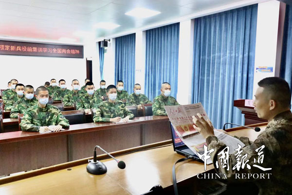 南澳县人武部扎实组织预定新兵学习， 走好军旅之路