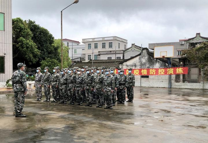 澄海区人武部丨开展新冠疫情防控应急处置演练