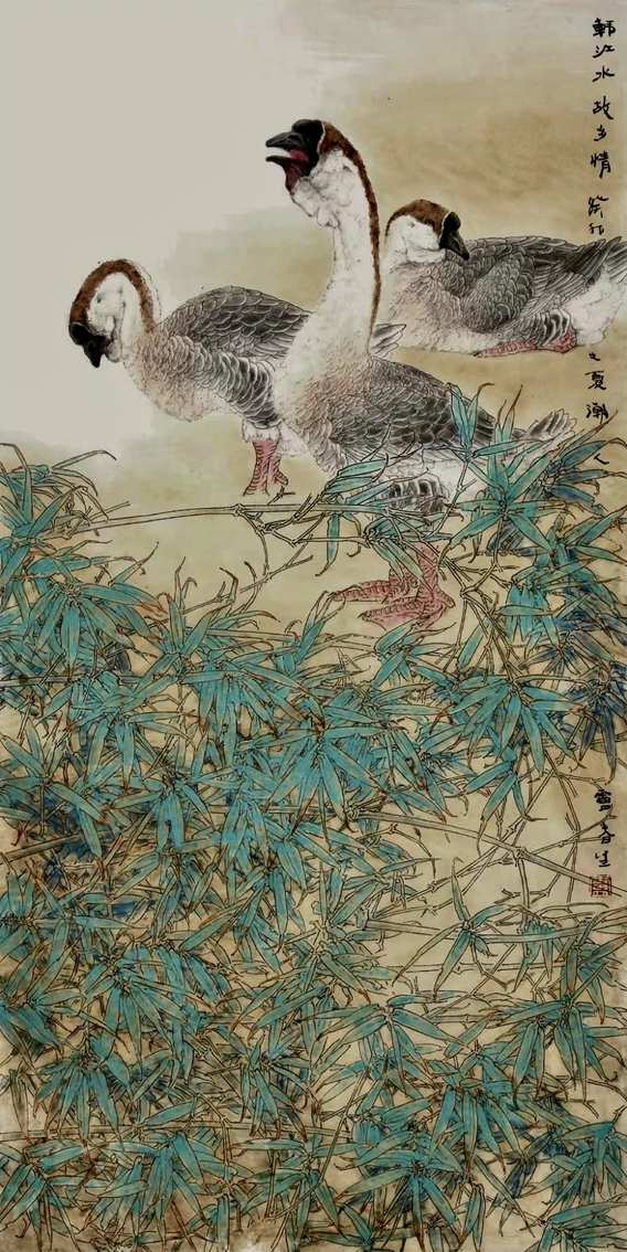 墨绘潮汕乡韵 鹅影寄寓温情——记国家一级美术师卢春生